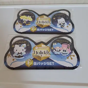 산리오 해피 복권 헬로키티 리틀트윈스타 포차코 캔뱃지