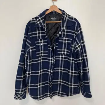 Shaka Wear 네이비/화이트 체크 L 사이즈