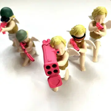 큐피드 스쿼드 전 5종 컴플리트 팬더의 구멍 가챠 풀컴프