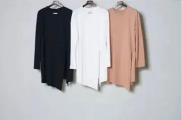 BED J.W. FORD 비대칭 블랙 긴팔 티셔츠