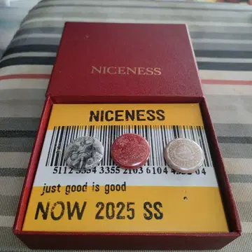 NICENESS 2025SS 캔뱃지