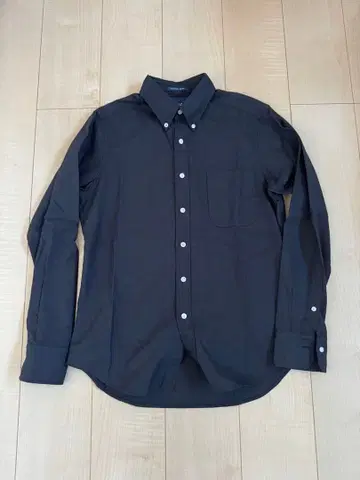 새상품 고급 빔즈 토마스 메이슨 버튼 다운 긴팔 셔츠 블랙 M 일본제