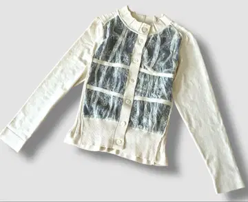 HIROKO BIS 레이스 긴팔 가디건