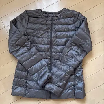 UNIQLO 라이트 다운 자켓 M 다크 브라운