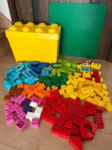 LEGO 듀플로 162피스 기초판 포함 박스 포함