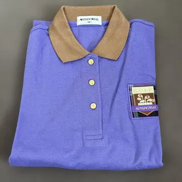 먼싱웨어 피케 셔츠 긴팔