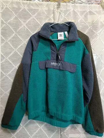 adidas 플리스 자켓 하프 지퍼