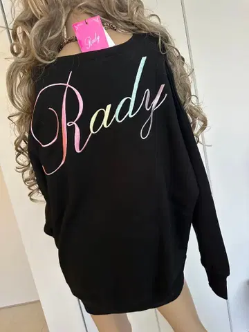 새상품 Rady 레인보우 로고 트레이닝복 후드티