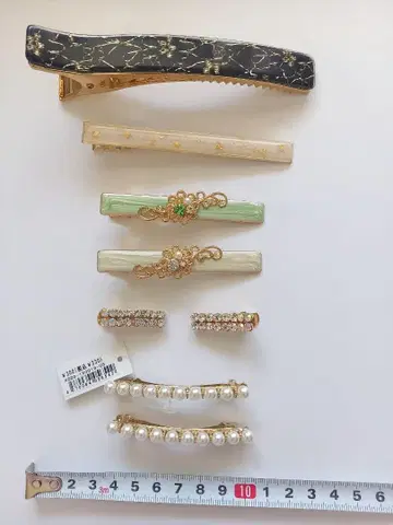 헤어 클립 8점 비쥬