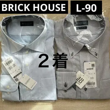 BRICK HOUSE 블루 그레이 2벌 L-90 브릭하우스