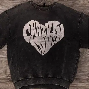 CRAZY LOVE 하트 로고 트레이닝복