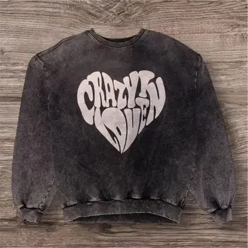 CRAZY LOVE 하트 로고 트레이닝복