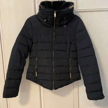 새상품급 ZARA BASIC 블랙 다운 자켓 M 자라