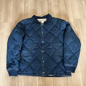 새상품급 REMI RELIEF 데님 다운 블루종 자켓 L