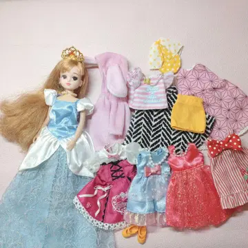 롱 헤어 리카짱 의류 모음 세트