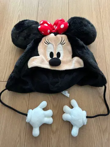 미니 마우스 플리스 캡