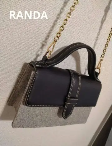 [ 주말 한정 ] RANDA 블랙/그레이 숄더백