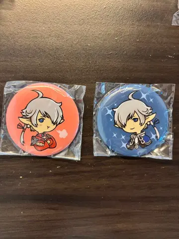 FF14 팬페스티벌 캔뱃지 알피노 알리제 세트