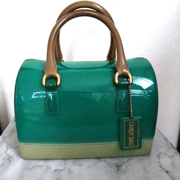 FURLA CANDY BAG 그린/베이지 중형