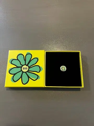 꽃 모티브 실버 반지 오리지널 박스 포함