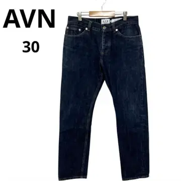 AVN 에이브이에 en 데님 청바지 남성용 30 청바지 와이드