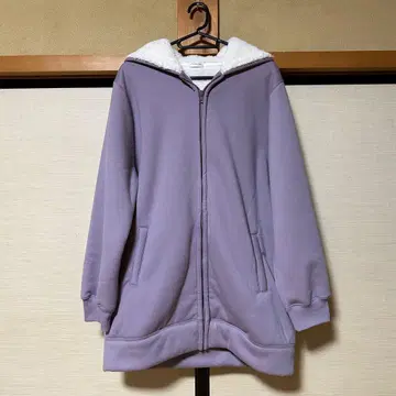 Honeys 보아 안감 롱 후드티