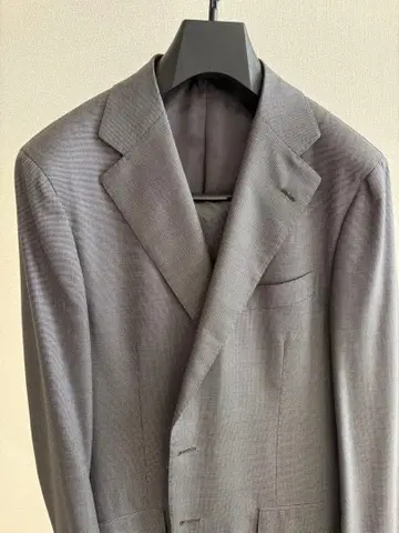 [ 새상품급 ] 투모로우랜드 Pilgrim 수트 제냐 원단 그레이 50