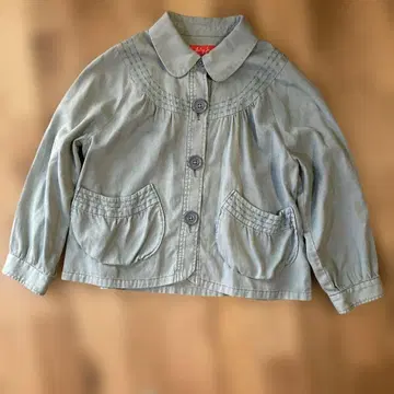 Baby Jane cacharel 데님풍 자켓 M 여분 버튼 포함