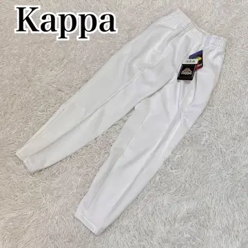 [ 새상품 ] Kappa 90s 저지 트랙 팬츠 화이트 S 사이즈