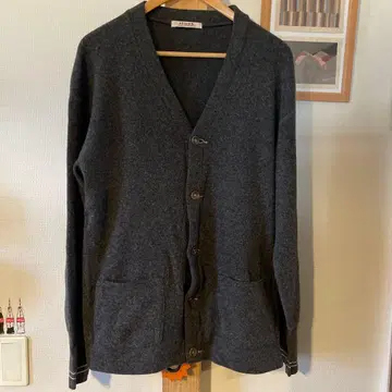 45rpm& 니트 가디건 울