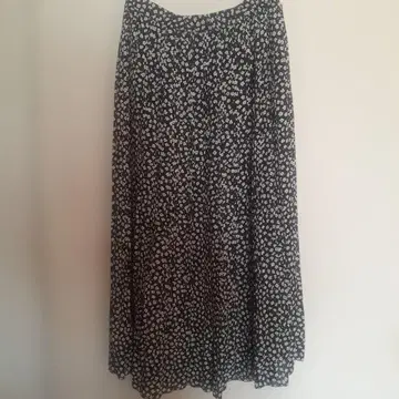 marrinque 꽃무늬 플리츠 롱 스커트