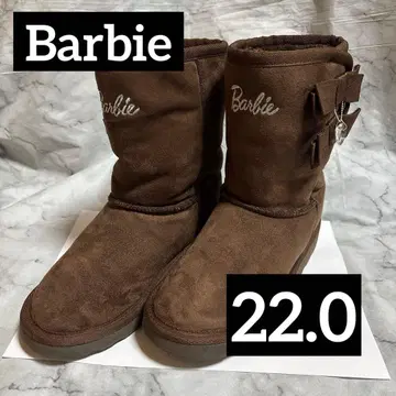 바비 어그 부츠 브라운 리본 포함