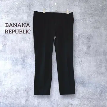 [ 바나나리퍼블릭 ] 크롭 팬츠 슬랙스 스트레치 블랙 캐주얼