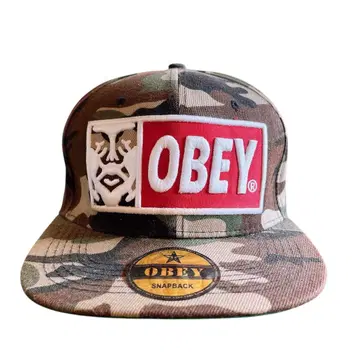 OBEY 카모플라쥬 스냅백 캡