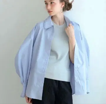 DONOBAN 도노반 프릴 오버 셔츠