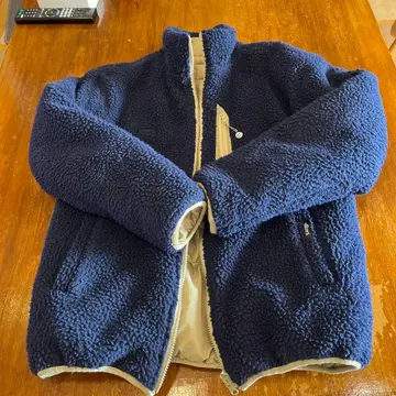 레인지 네이비 보아 자켓