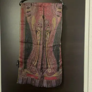 ETRO 실크 혼방 스톨 멀티컬러 스카프