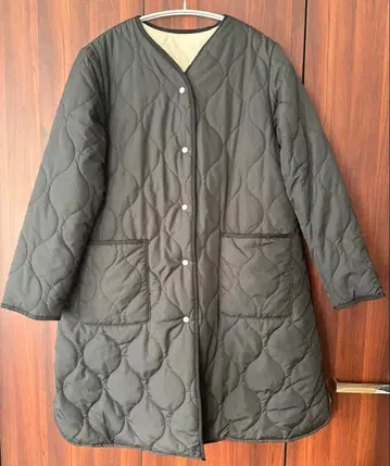 퀼팅 자켓 리버서블 블랙 베이지 2가지 색상