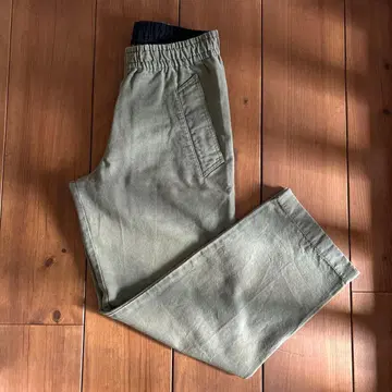 MHL 남성용 카키 릴랙스핏 치노 팬츠