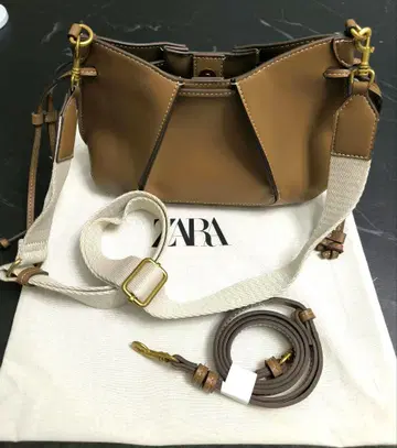 ZARA 브라운 숄더백