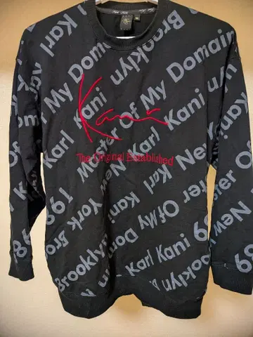 Karl Kani 블랙 트레이닝복 올 패턴