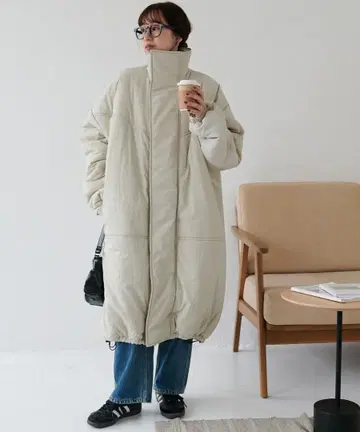 새상품! DISCOAT 디스코트 패디드 몬스터 코트 그레이지