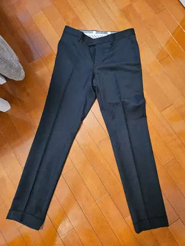 딸리아또레 다크 네이비 슬랙스 울 혼방