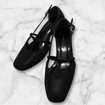 LAGUNAMOON 스트랩 펌프스 블랙 S 사이즈 (24cm 상당)