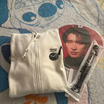Snow Man 후드티 응원봉 부채 세트