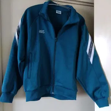 asics 터콰이즈 집업 자켓