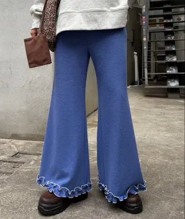 [ HELLO.SANFRANCISCO ] 와플 플레어 팬츠