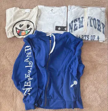 NEWS 티셔츠 후드티 4장 세트