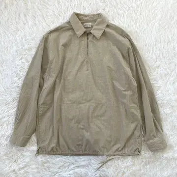 [ 새상품급 ] Steven Alan 체크 하프 지퍼 풀오버 셔츠