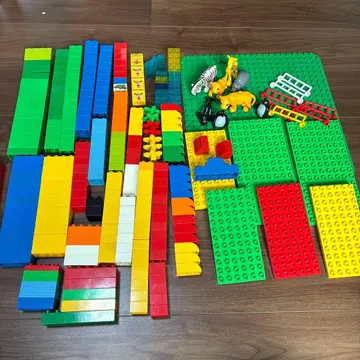 레고 듀플로 즐거운 동물원 대형 베이스 플레이트 세트 부품 증량